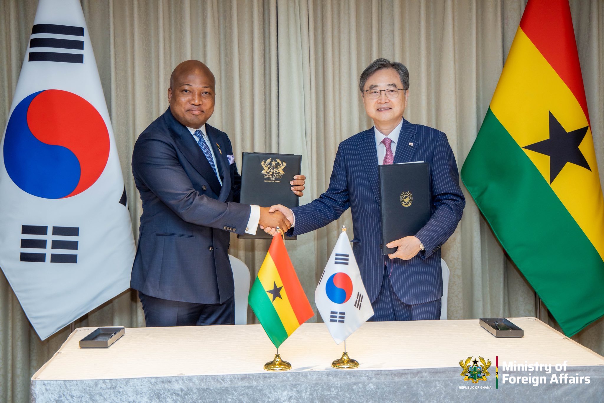 Ghana, South Korea Sign Visa Waiver Agreement