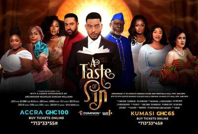 A TASTE OF SIN Starring Jackie Appiah, Majid Michel, Archbishop Duncan-Williams, Now Streaming on Netflix