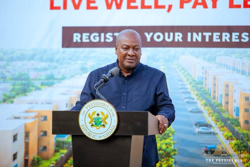 Prez. Mahama Urges Ghanaians To Register Early For Saglemi Homes