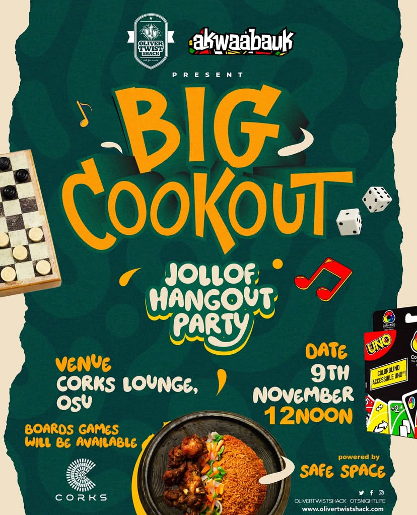 Oliver Twist Shack Teams Up with Akwaaba UK for the BIG COOKOUT in Accra
