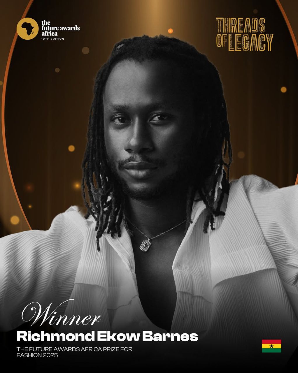 Ekow Barnes Honoured With the Future Awards Africa Prize for Fashion 2025