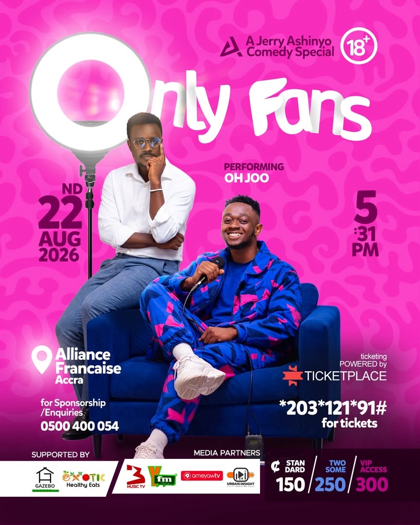Jerry Ashinyo To Headline ONLY FANS Comedy Special