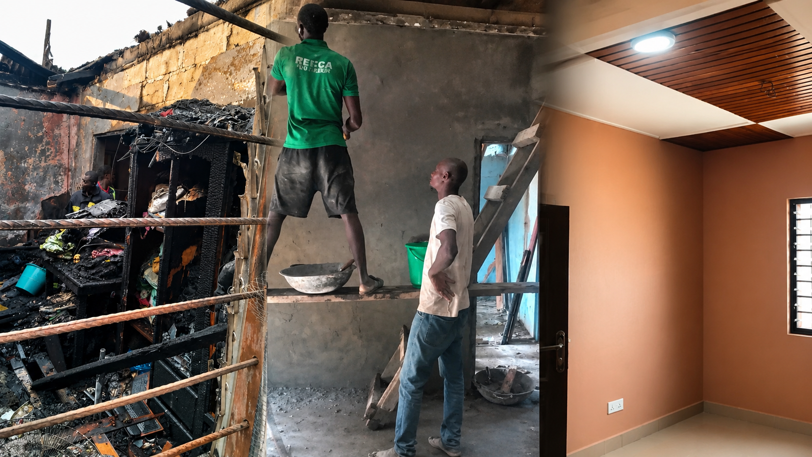 Police Inspector Self-Funds Rebuilding Of Fire-Damaged Barracks Room