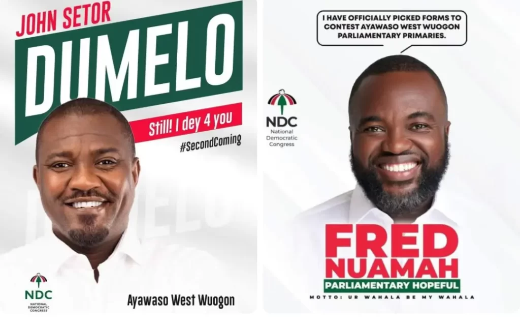John Dumelo To Compete With His Friend Fred Nuamah In Ayawaso West Wuogon Parliamentary Primaries