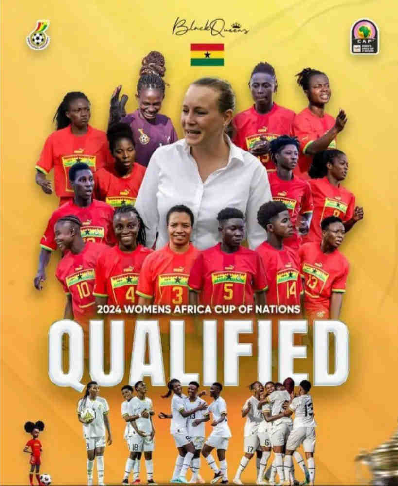 Ghana's Black Queens Qualify for 2024 CAF Women’s Cup of Nations