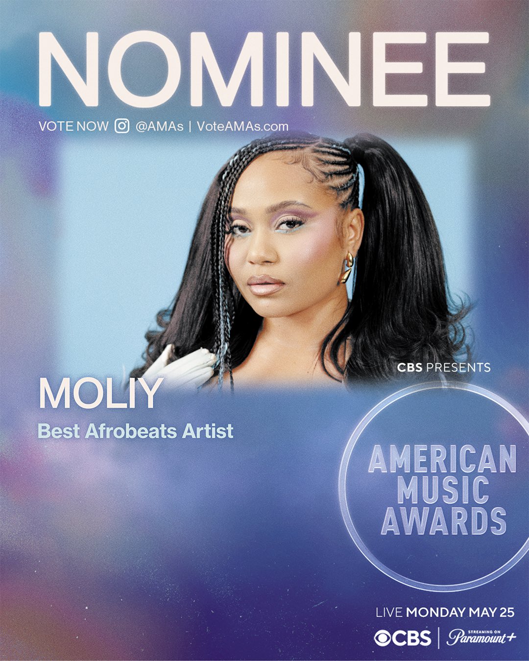 Moliy Becomes First Ghanaian Nominated at the American Music Awards