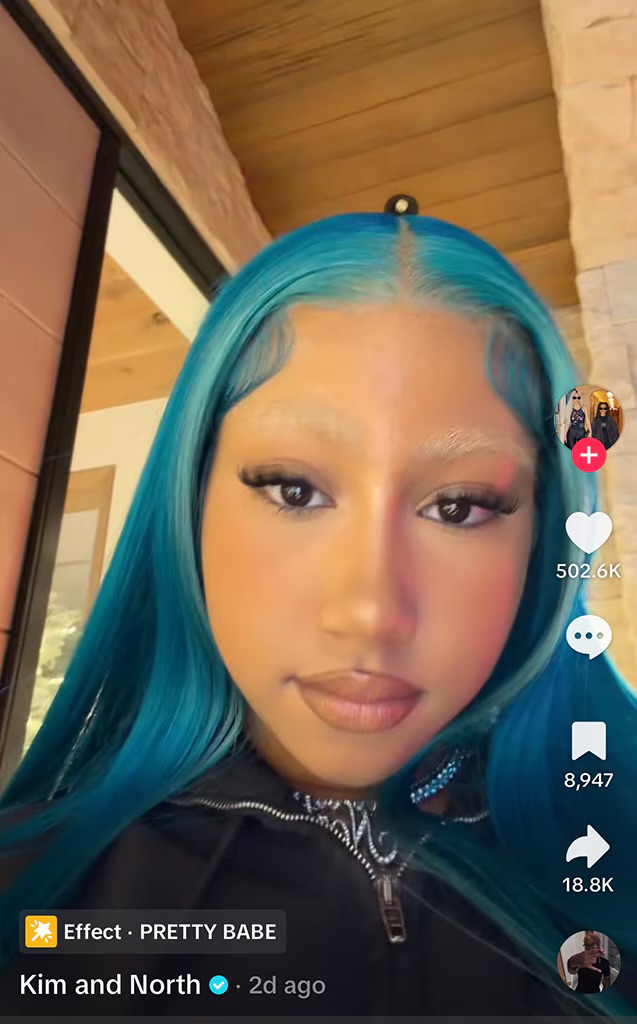 North West Debuts Bleached Eyebrows in Bold New Look, Wins Kim Kardashian’s Seal of Approval