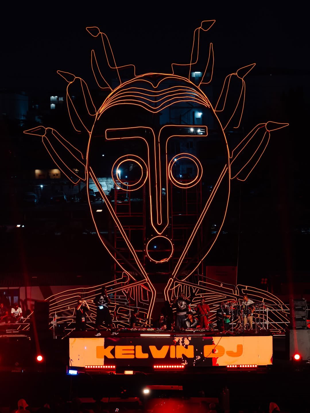 Mr Eazi Pulls African Creative Dotun (The Welder) to Power the Detty Rave Stage Installation.