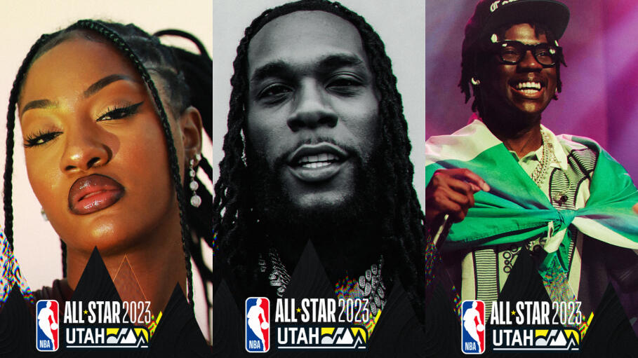 Burna Boy, Rema And Tems Dazzle At NBA All-Star Halftime Show