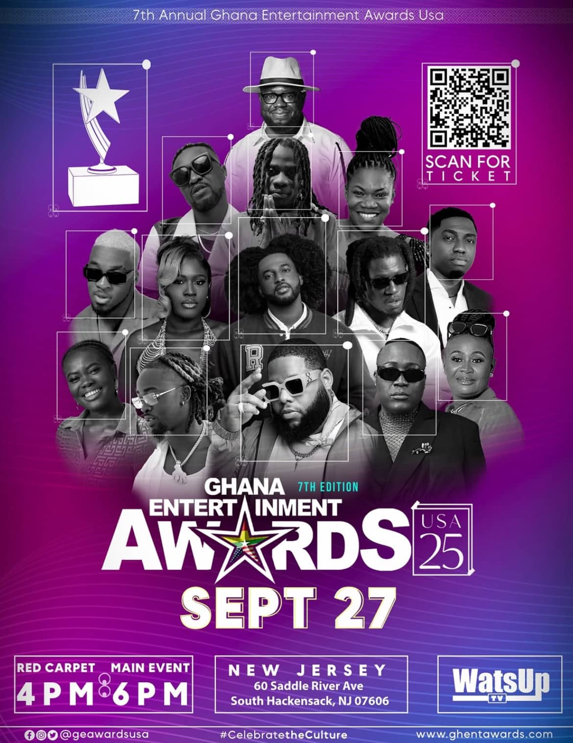 Countdown Begins For Ghana Entertainment Awards USA 2025