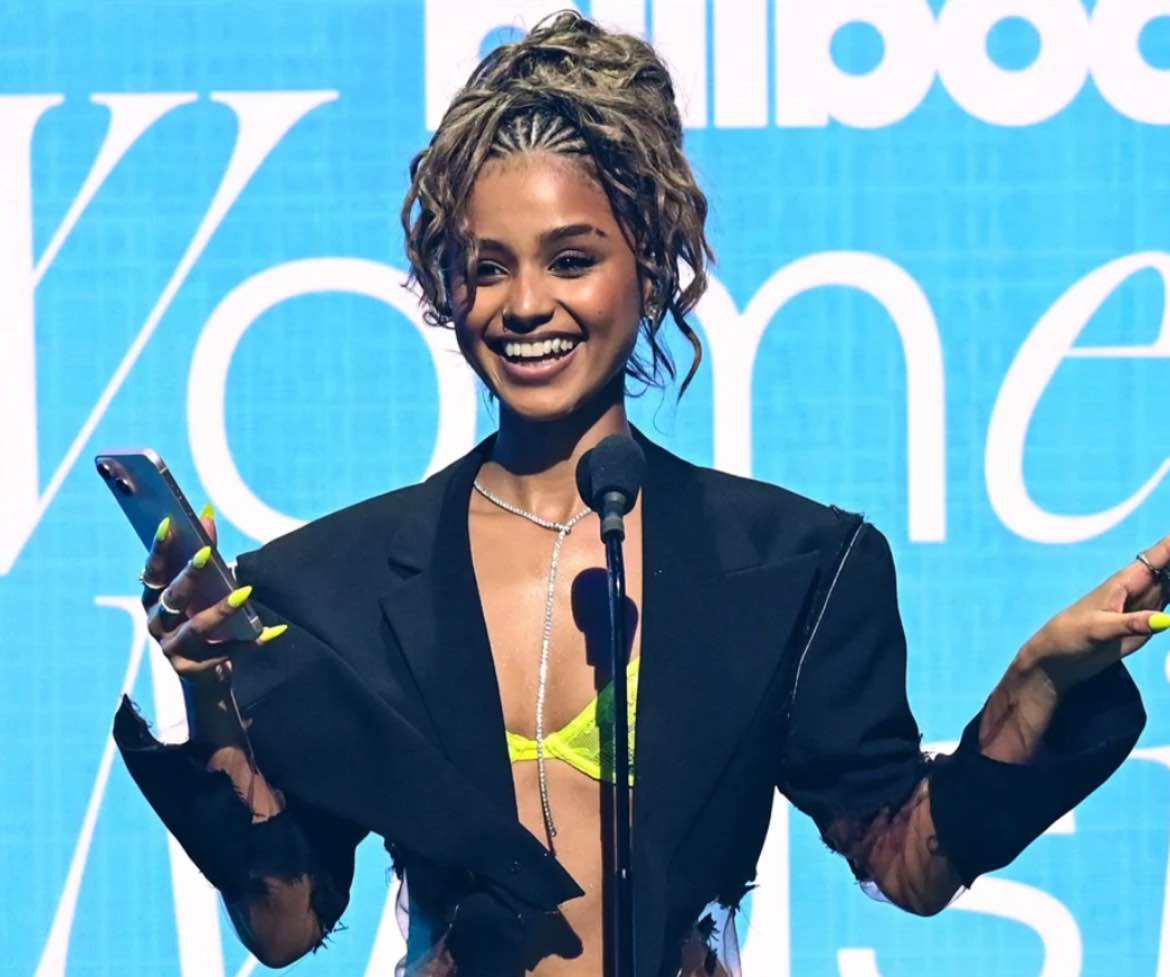 Tyla Receives The Impact Award At Billboard Women In Music