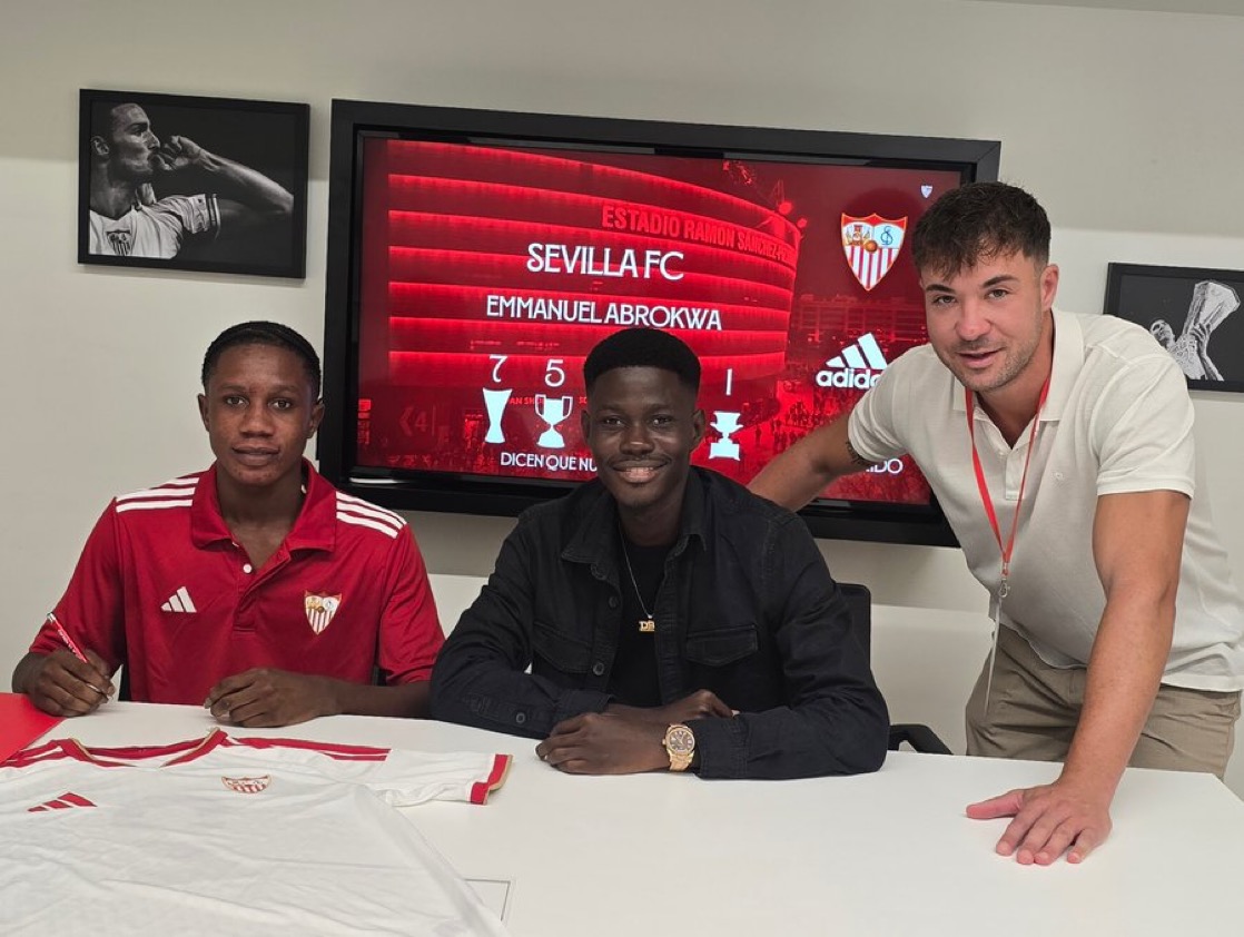 Ghanaian Teenager Emmanuel Abrokwa Signs For Sevilla Until 2029