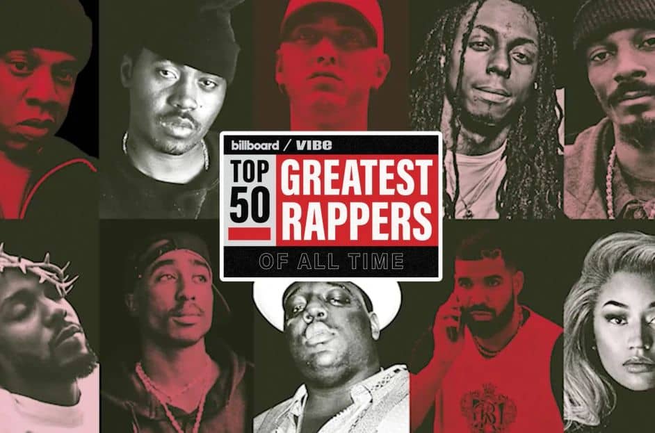 Billboard Reveals 50 Rappers Of All Time In Honor Of Hiphop's 50th Anniversary