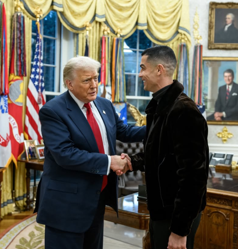 Cristiano Ronaldo Meets President Trump at High-Profile White House Dinner