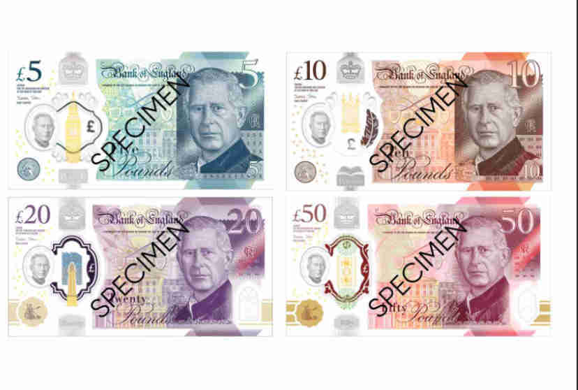 UK Introduces King Charles III Bank Notes