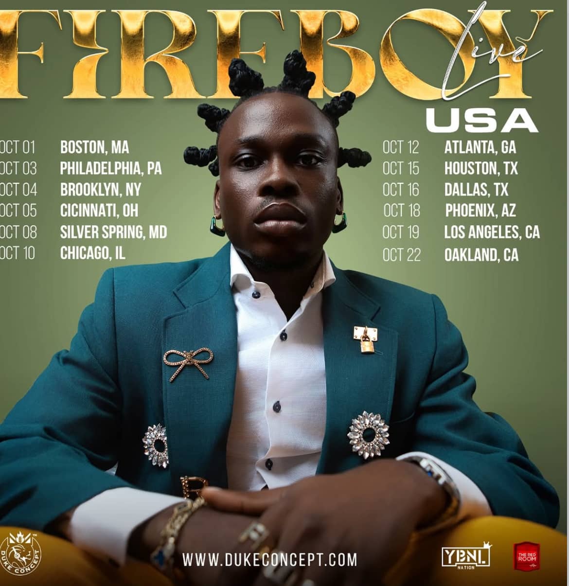 Fireboy Set To Kick Off U.S. Tour