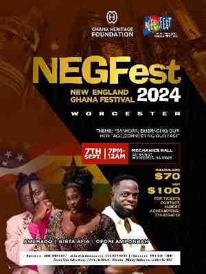 Ofori Amponsah, Amerado & Sista Afia Set to Perform at NEGFEST 2024 in the US