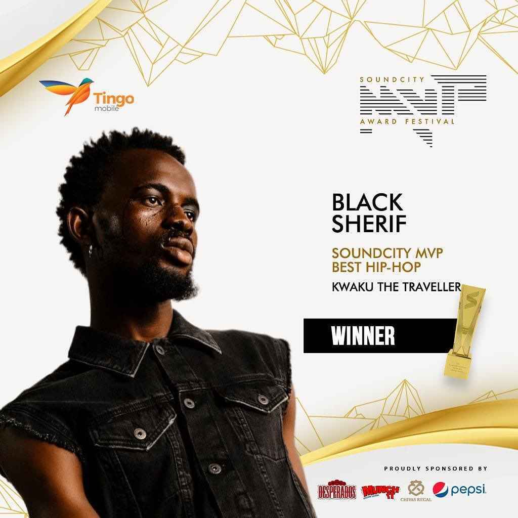  Black Sherif, Burna Boy, Fireboy, Asake Win At Soundcity Awards 