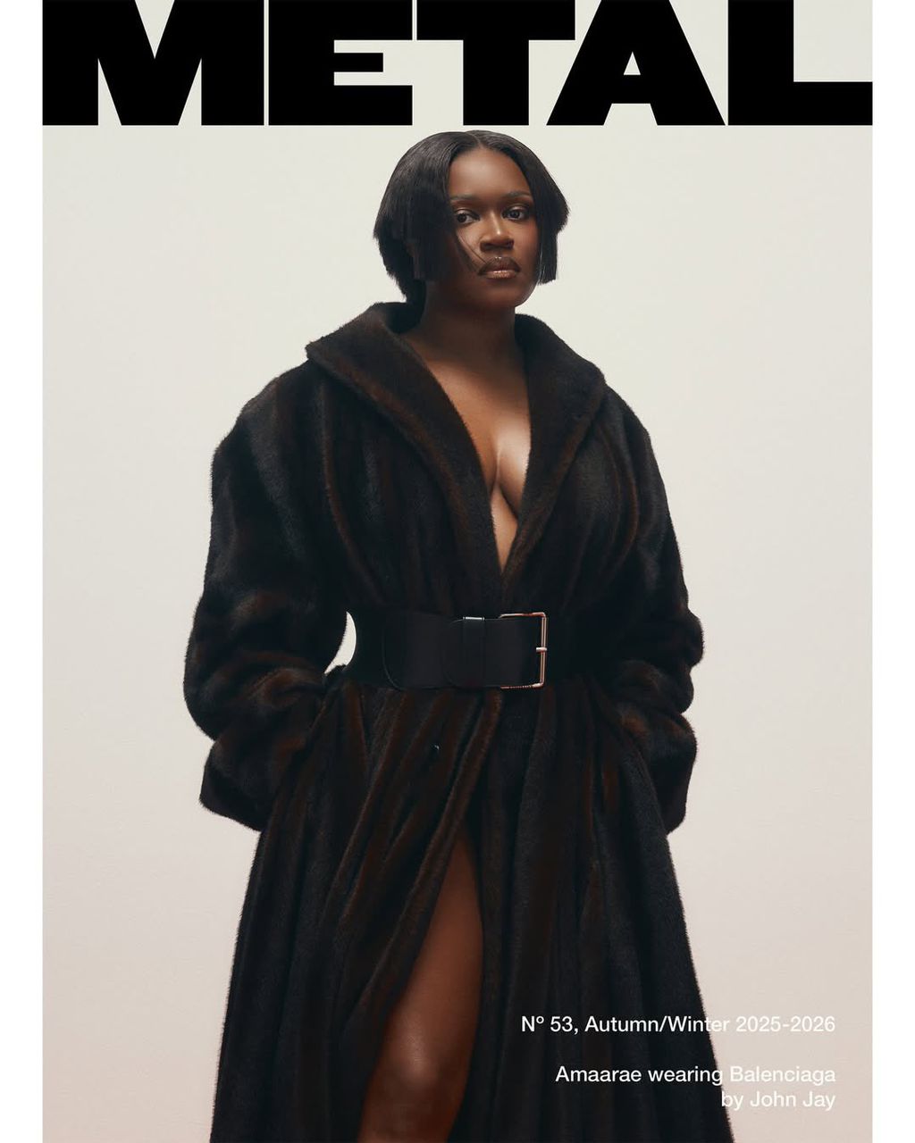 Amaarae Covers METAL 53 A/W 2025–2026;  Tenderness Is the New Punk