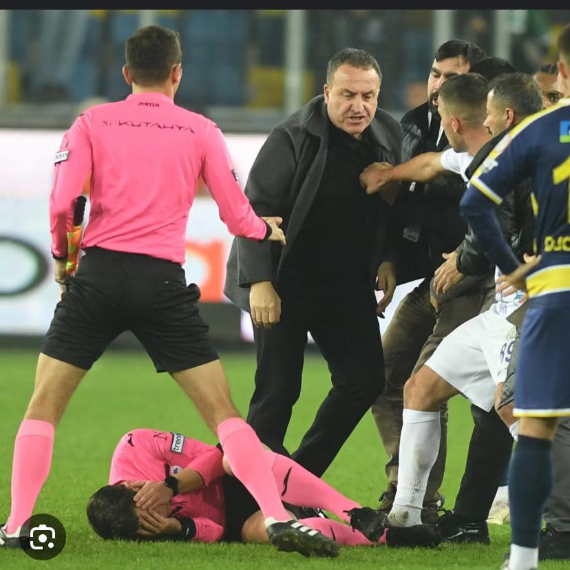 Turmoil Hits Turkish Football: Game Suspended Indefinitely After Club President's Shocking Referee Assault