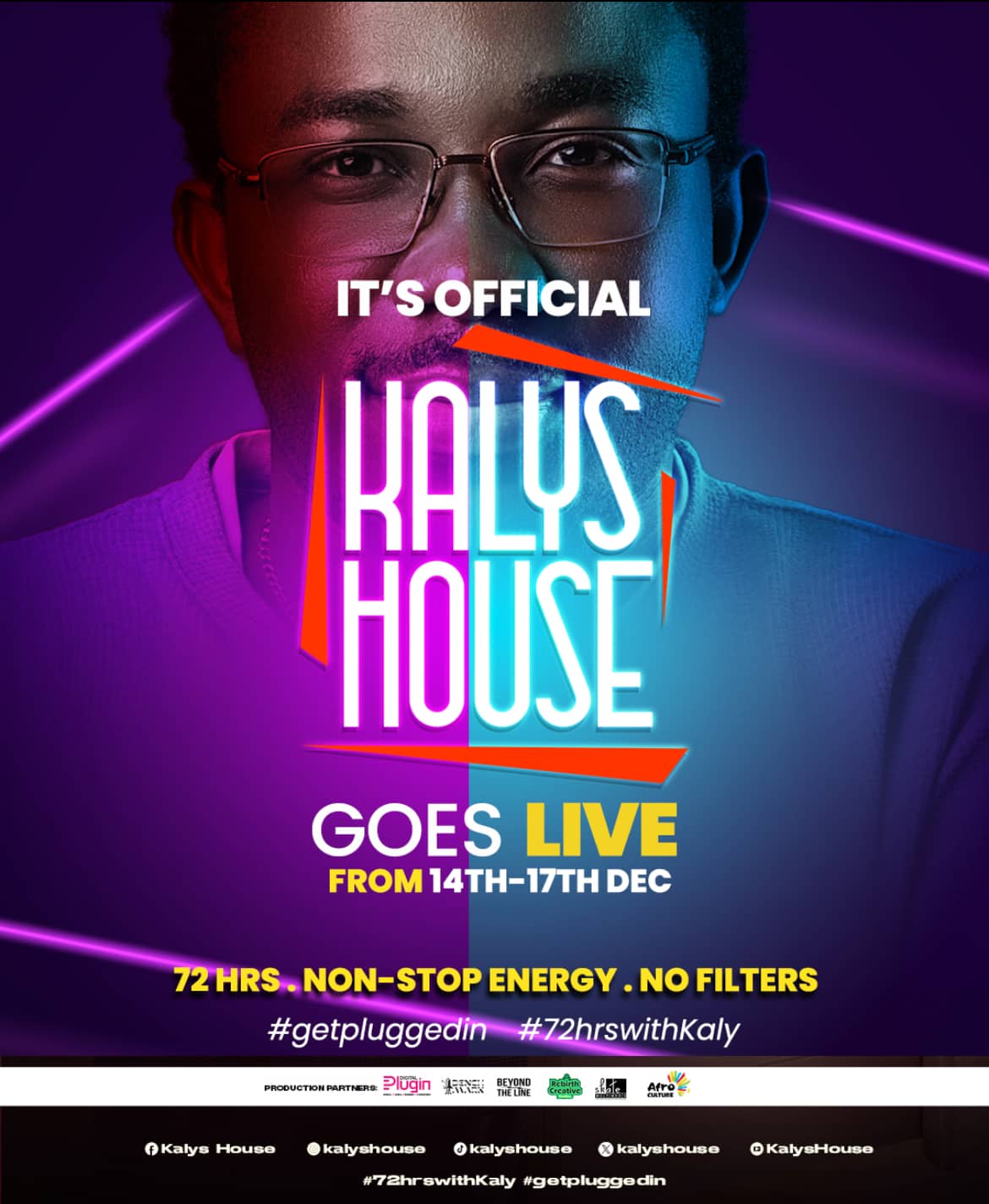 Rebirth Creative Studio and Digital Plugin to Host 72-Hour Non-Stop Livestream, KALY’S HOUSE in December