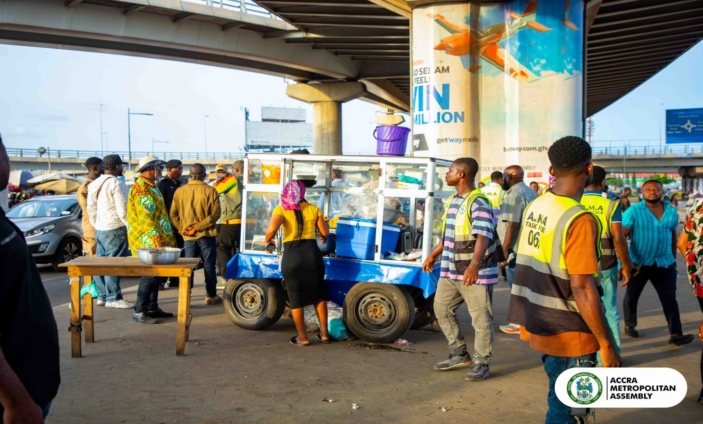 Accra Mayor Bans Trading Activities Under Kwame Nkrumah Interchange