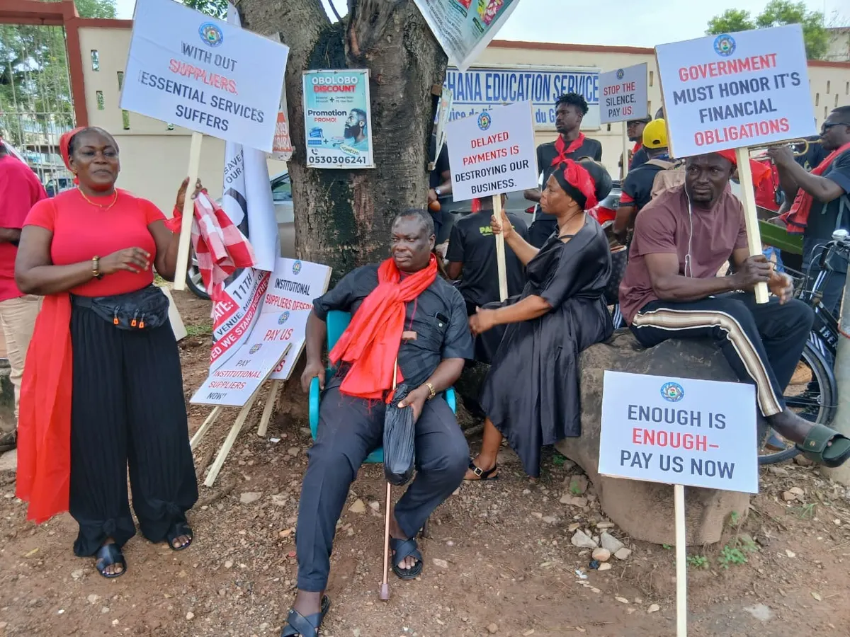 Free SHS Suppliers Picket At Ministry Of Education Over GH¢50m Debt